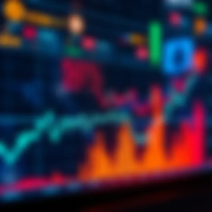 A graph displaying a significant drop in cryptocurrency prices, indicating a 50% market dip during Q1 2026, with essential infrastructure assets highlighted.