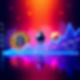 A visual comparison of Bitcoin, Ethereum, and Solana trends, showing Bitcoin and Ethereum rising while Solana declines in value despite growth.