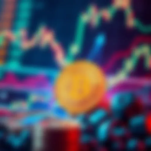 Crypto Market Rally Bitcoin and Ethereum prices rising with a background of financial graphs, symbolizing a potential market recovery.