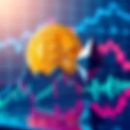 A digital chart showing Bitcoin at $71,000 and Ethereum approaching $2,100, symbolizing market recovery