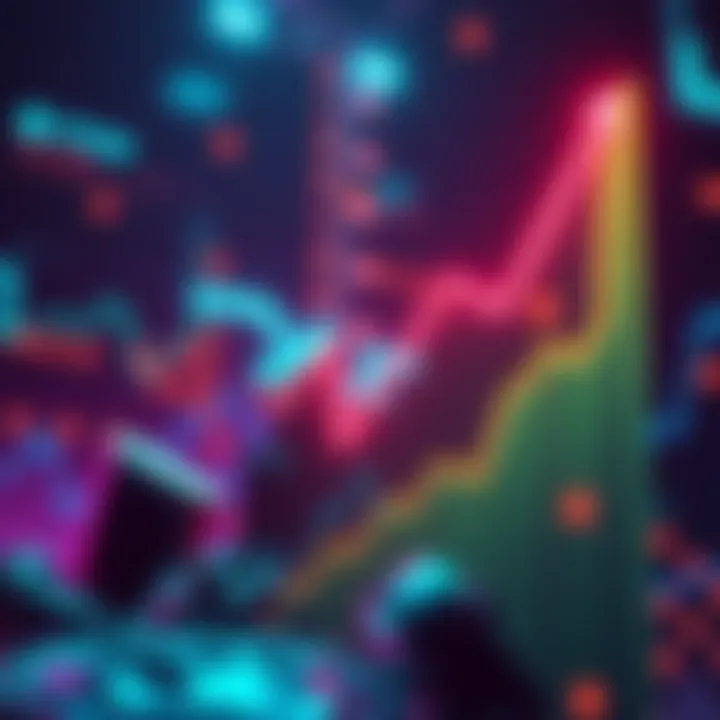 A graphic showing a rising chart symbolizing the crypto market increase of over $150 billion after the Jane Street lawsuit.