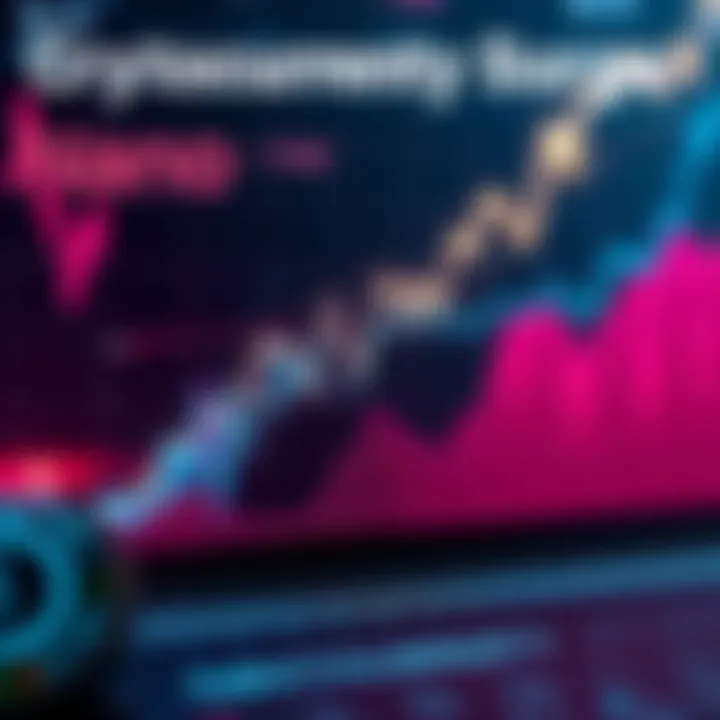 A graph showing a sharp rise in cryptocurrency values, with a focus on Nano amidst Bitcoin's decline.