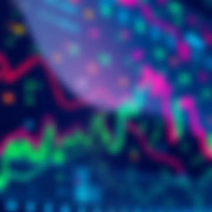 A graph showing declining cryptocurrency prices with a focus on bear market trends, representing investment opportunities amidst market downturns.