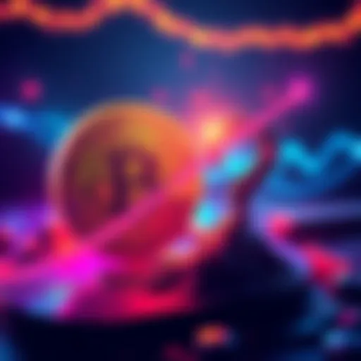 A digital illustration showing a cash-like bitcoin symbol next to a question mark, representing Anthropic's demand for Mythos from the crypto community.