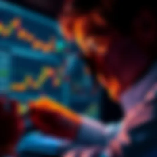 A person analyzing cryptocurrency charts with a magnifying glass, highlighting the complexity of verifying crypto claims.