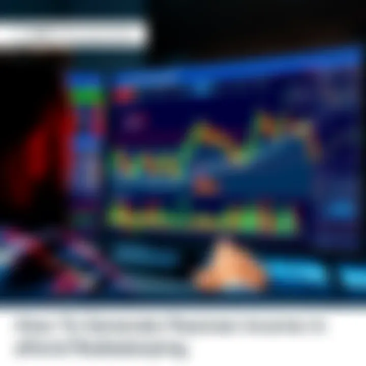 A person analyzing cryptocurrency charts and graphs on a computer screen, focusing on strategies for earning passive income in a changing market.