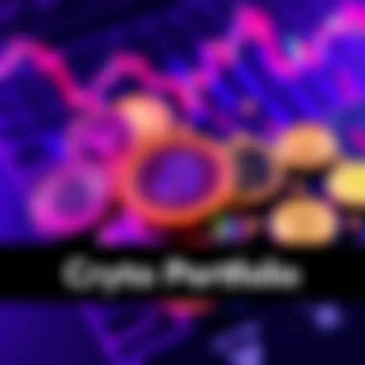 A visual representation of various cryptocurrencies in a portfolio showing different coins and their distribution, emphasizing investment strategies and future plans.