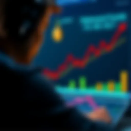 A person looking at a chart showing growth in cryptocurrency alongside traditional retirement funds, symbolizing the new regulation allowing crypto investments.