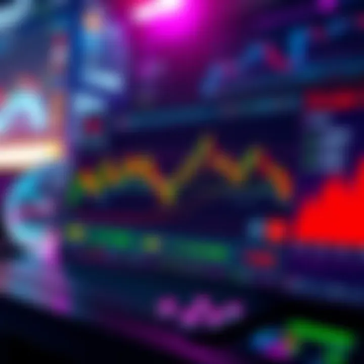 A modern trading screen showing fast crypto transactions and analytics, highlighting low latency in trading activity.