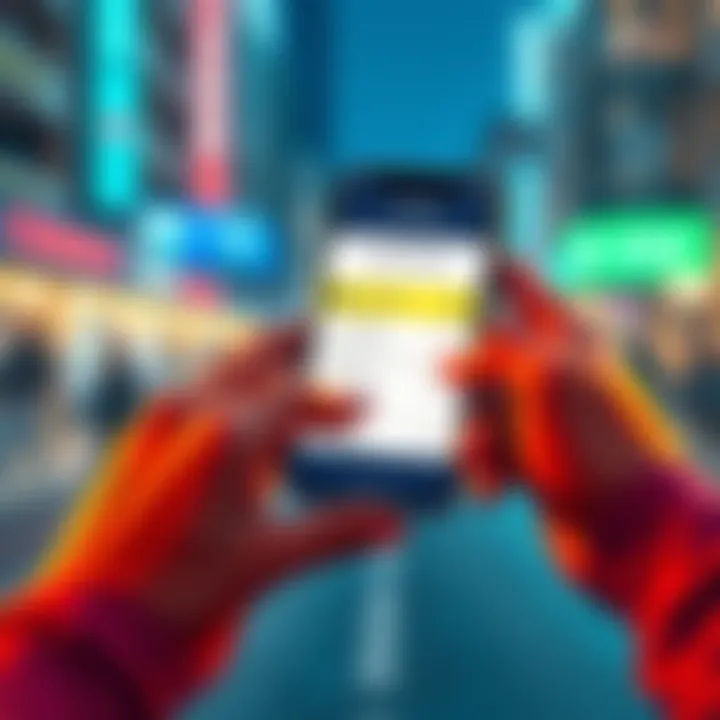 Crypto Transfer Policy Change A graphic showing a person using a smartphone to send cryptocurrency with a highlighted section for recipient details, symbolizing the new rule by Coinspot.