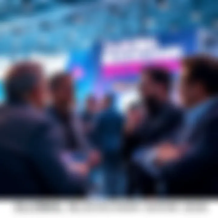 A group of experts sharing insights on cryptocurrency and market trends at the GLOBAL BLOCKCHAIN SHOW 2026