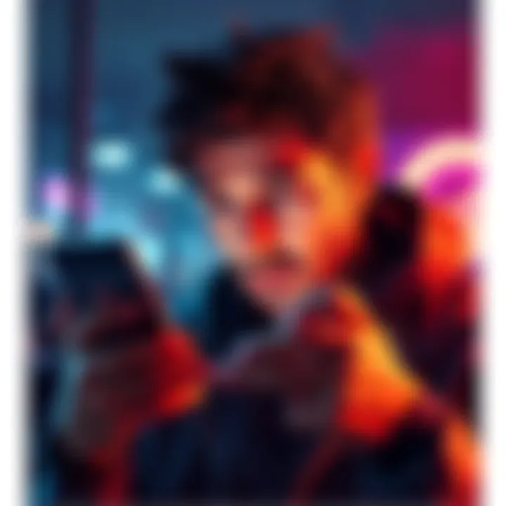 A person looks frustrated while checking their crypto wallet on a smartphone, showing a warning message on the screen.