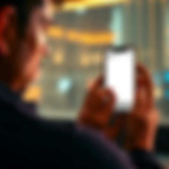 A person looks concerned while viewing a blank transaction history on a smartphone with a crypto wallet app, symbolizing issues after transferring to a new wallet.