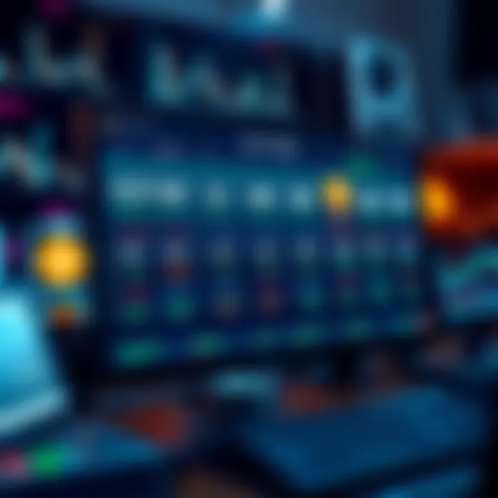 A computer screen showing various crypto wallet balances with some marked as empty