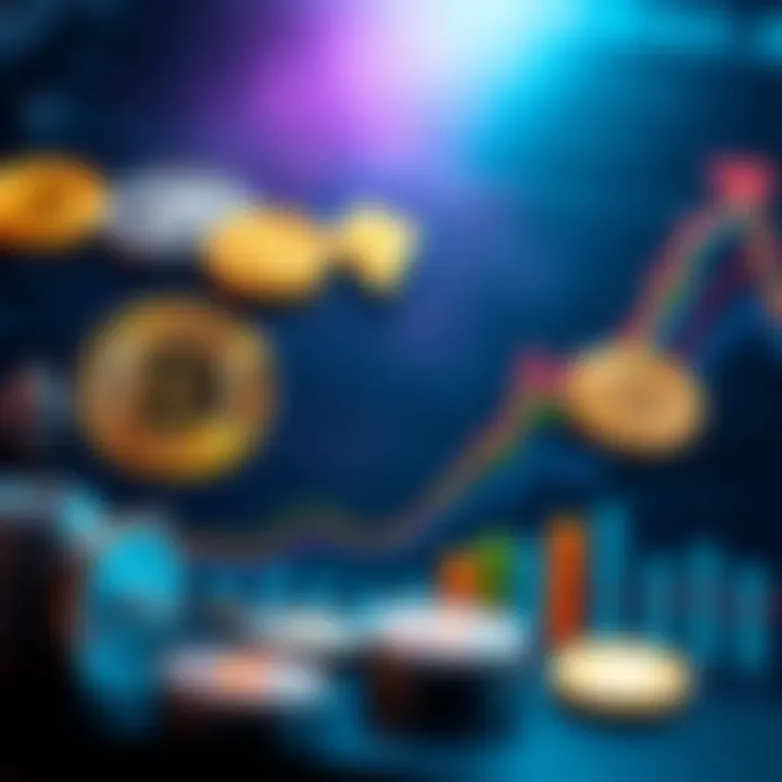Cryptocurrency Chart A chart displaying various cryptocurrencies like Bitcoin and Ethereum alongside KAS, highlighting their popularity among people.