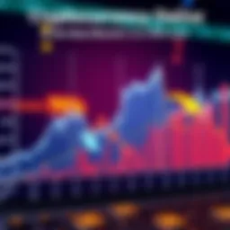 A chart showing a steep decline in cryptocurrency value, illustrating a 70% drop with a noticeable downward trend.