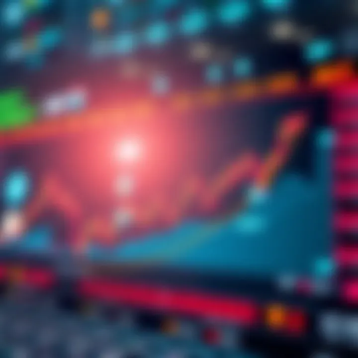 Cryptocurrency Market Trends Graph showing flat performance of DOT cryptocurrency with market indicators