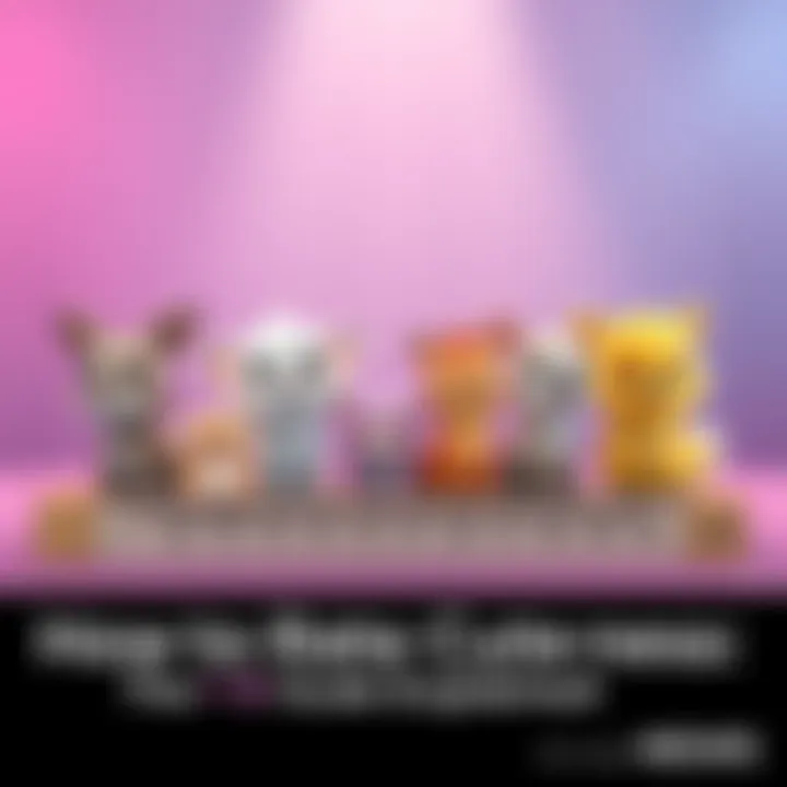 A cartoon with adorable animals ranked from low to high cuteness on a scale, showing playful expressions.