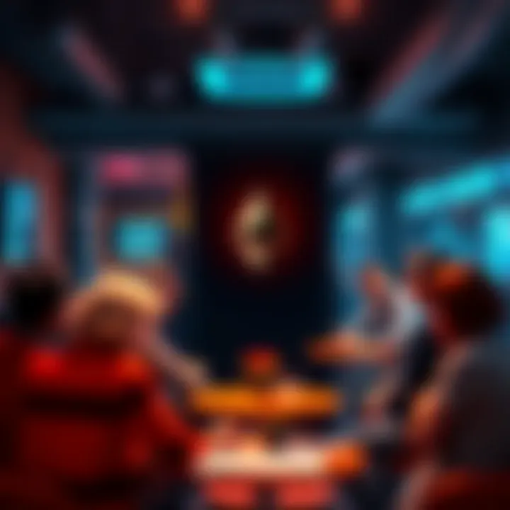 A group of people discussing Ethereum news and events in a friendly chat setting