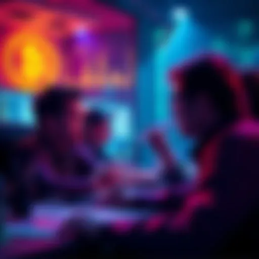 People engaging in a lively Bitcoin discussion online, sharing insights and asking questions in a chat thread.