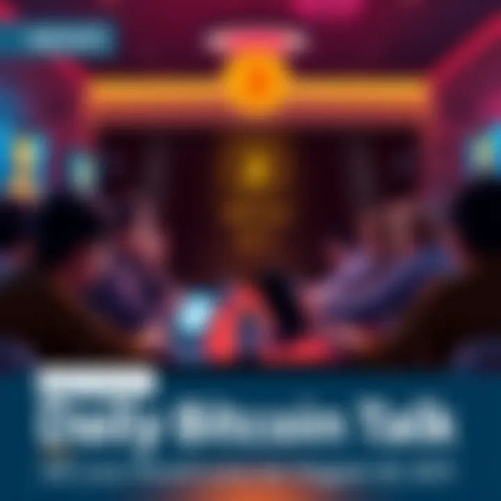 A group of Bitcoin enthusiasts sharing insights and questions in an online forum setting