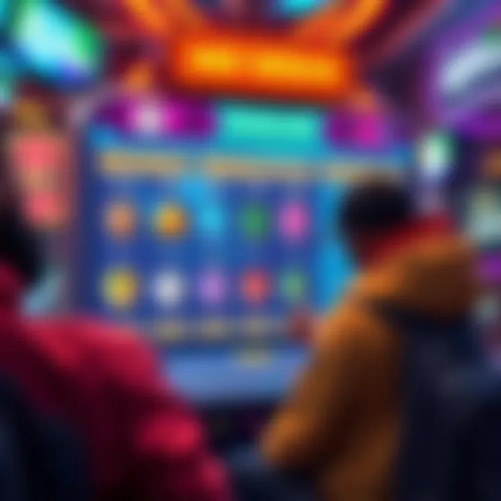 A player checking daily rewards on a colorful digital interface showing badges and atlas bucks in a gaming environment