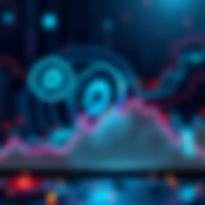 Dash Cryptocurrency Concept A visual representation of the Dash cryptocurrency with its logo and declining adoption stats on a graph.