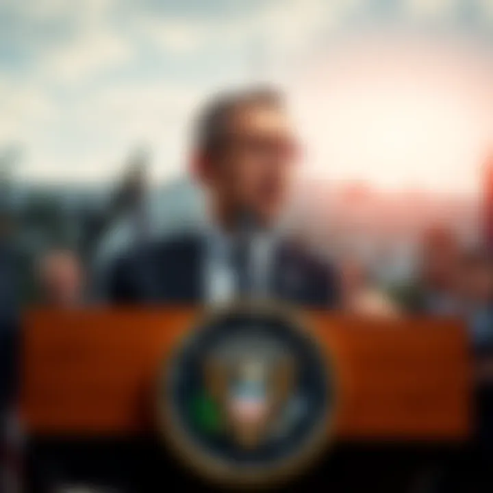 David Sacks speaks at a podium with White House emblem, announcing his move to an advisory role
