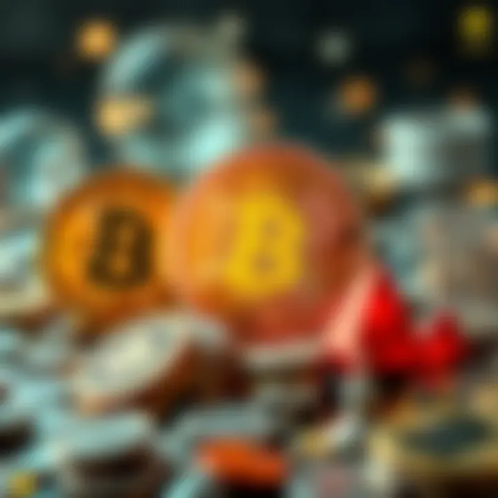 Decentralized Currency Concept A visual representation of Bitcoin transitioning to Zcash with symbols of autonomy in finance and central bank currencies in the background.