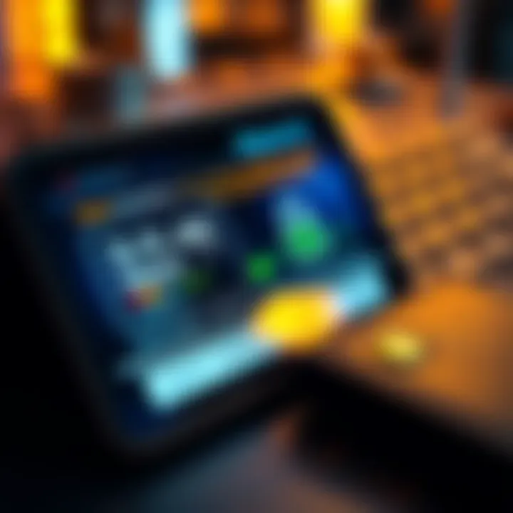 A digital wallet showing cryptocurrency balance and a security seed phrase on the screen
