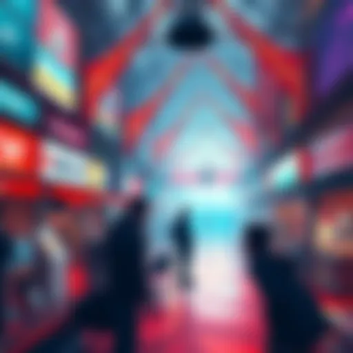 A digital representation of the Open Market, showcasing Monero trading opportunities with enhanced user interface and mobile access.