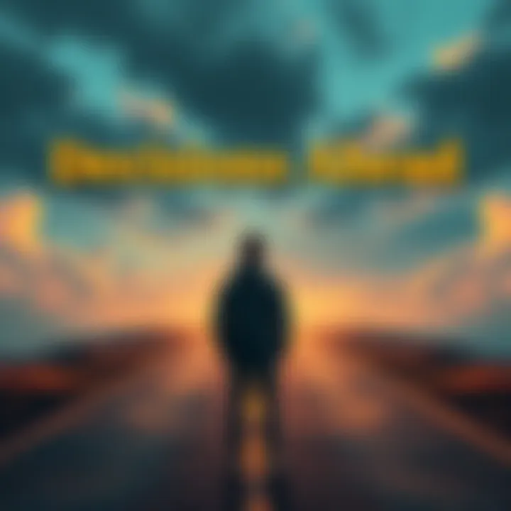 A person standing at a crossroads, contemplating different paths symbolizing key decisions for the future.