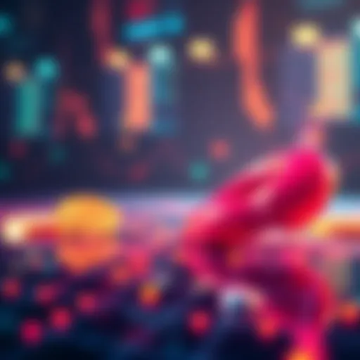 Graph showing a decline in total value locked in the Donut liquidity pool alongside falling values of ETH and DONUT.