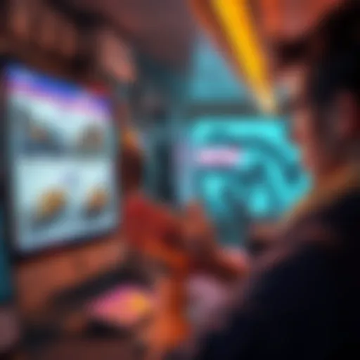 A person looking at a computer screen showing RVN listings with a frustrated expression, symbolizing the struggles in the RVN market.