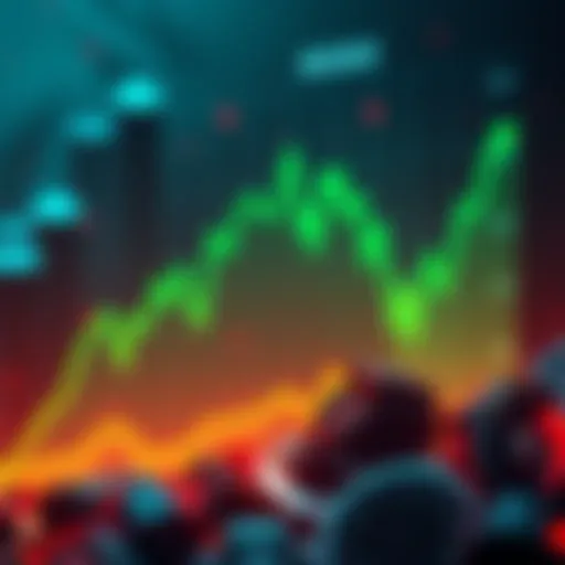 Graph showing a decline in interest for Avax cryptocurrency with newer projects gaining focus.