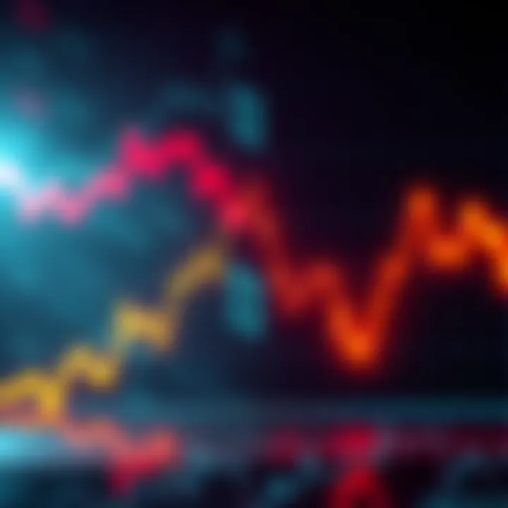 Declining Financial Graph A graph showing a steep decline towards zero, symbolizing financial loss and fraud impact