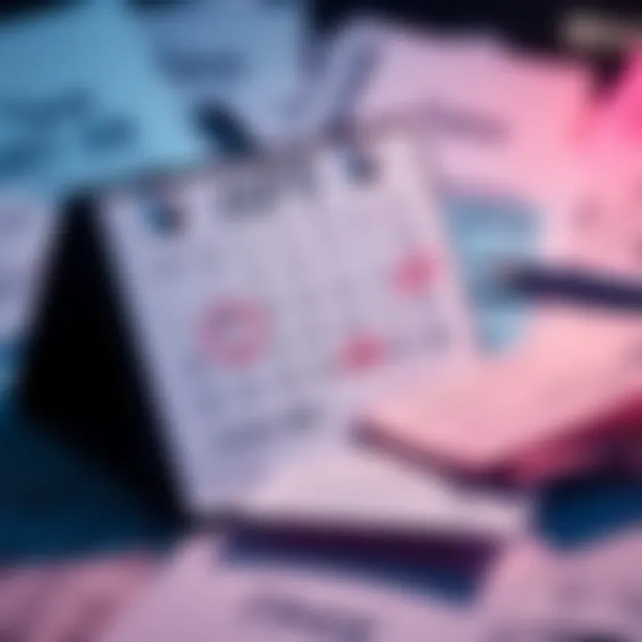 A calendar marked with tax deadlines and 1099-DA forms scattered around, illustrating tax season confusion and reporting challenges.