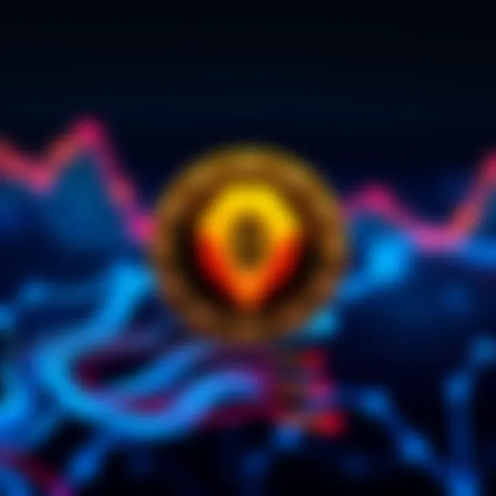 Dent Coin Logo and Binance Illustration showing Dent Coin logo with a Binance logo in the background