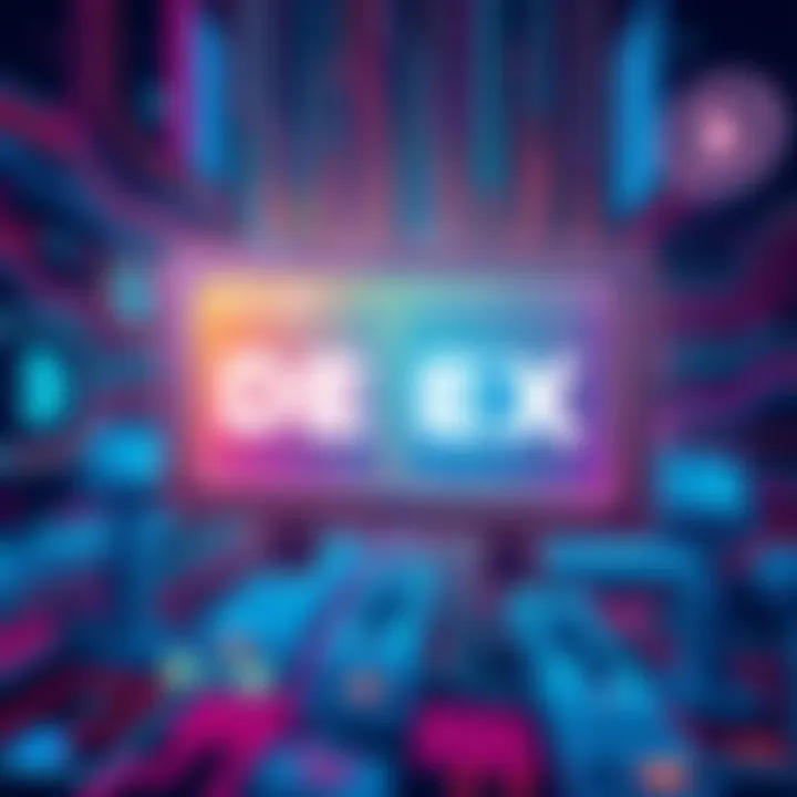 A graphic showing a digital interface for a DEX swap integrated with a lending protocol, depicting simultaneous borrowing and trading actions.