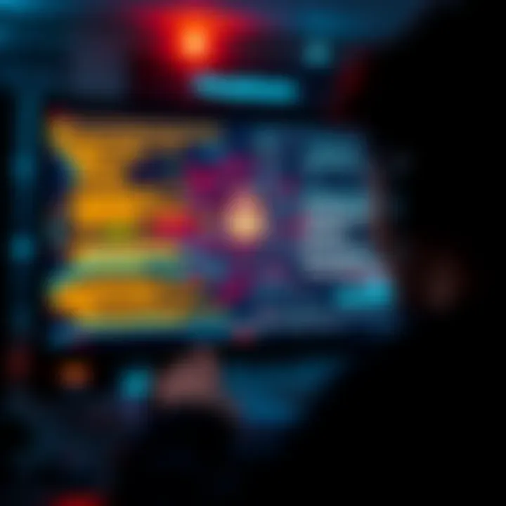 A person looking at a computer screen displaying digital assets with a lock symbol, emphasizing the importance of safeguarding passphrases against scams