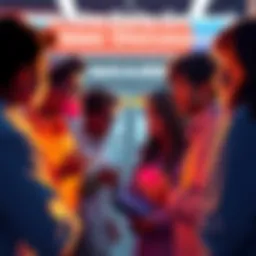 Group of people engaging in conversation about donuts and trading during a discussion thread