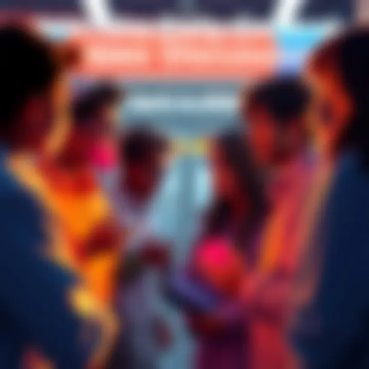 Group of people engaging in conversation about donuts and trading during a discussion thread