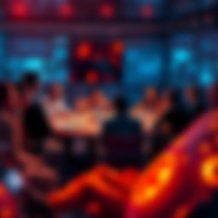 People engaging in a discussion about decentralization at a round table