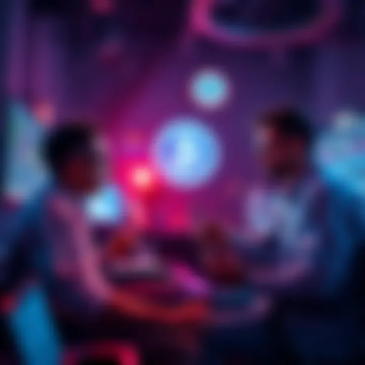 Traders discussing Litecoin trends and strategies online