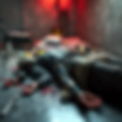 Dismembered Body Discovery Crime scene showing dismembered bodies of a crypto scammer and wife in Dubai