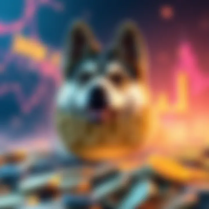 A visual representation of 300,000 Doge Coin maintaining its value amidst market changes