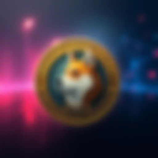 A digital representation of the DOGE cryptocurrency logo alongside a government seal, symbolizing its adoption by the government in 2025.