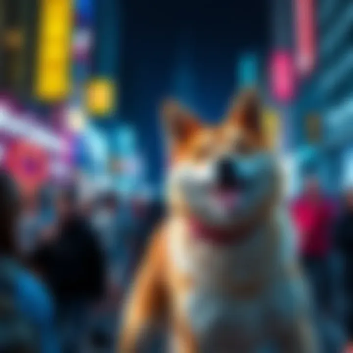 People creating and sharing Doge memes on social media platforms like TikTok and Instagram to promote Dogecoin.