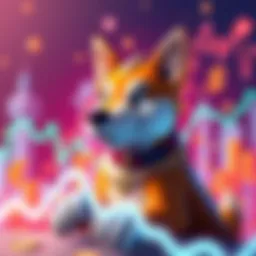 A graphic showing the DOGE dog mascot with rising charts and currency symbols, highlighting the upcoming trading on X