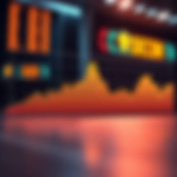 A chart showing the price trends of Dogecoin over time, highlighting the peak at 0.7 and recent movements.